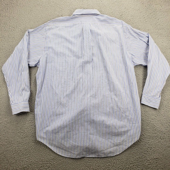 Ralph Lauren Shirt Mens 16.5 34/35 Blue Button Down Classiccore Yarmouth - Picture 5 of 16
